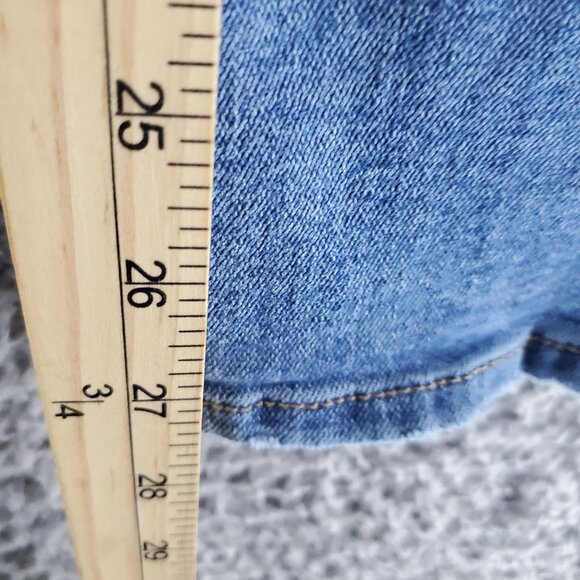 Scoop Jeans Womens 14 Blue Retro Trouser Patch Pockets Cotton Blend - Picture 8 of 14